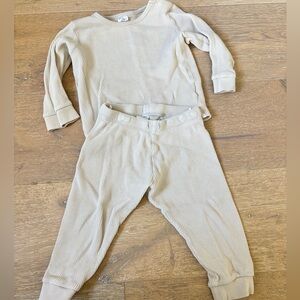 H&M baby Cotton Waffle Knit set 18m